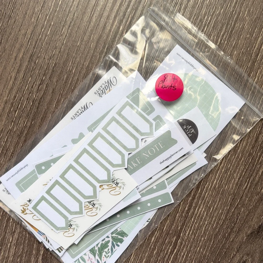 ❤️$3 Green Hue Not So Mystery Happy Planner Sticker Set